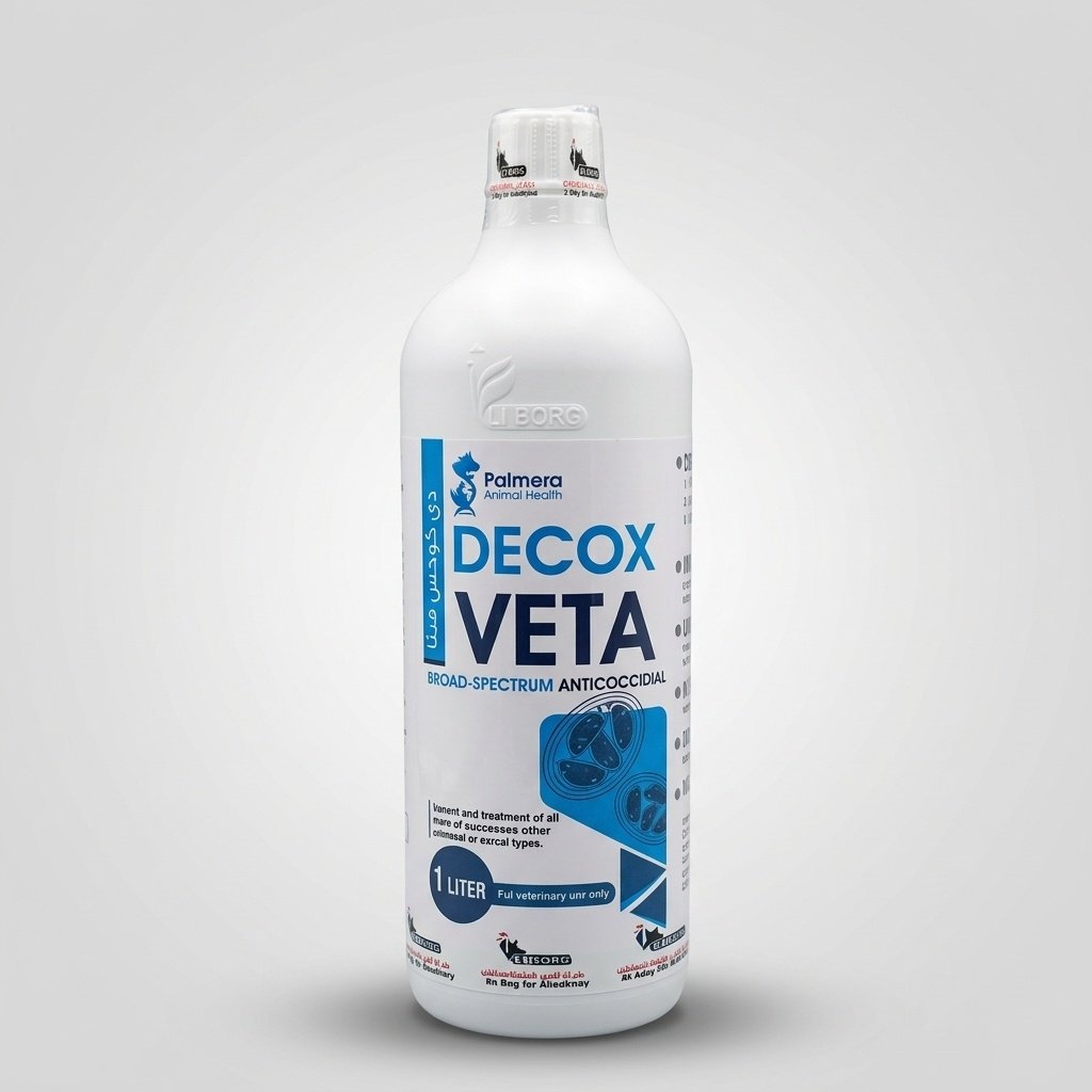 DECOX VETA Official 1 Liter Pharmaceutical Bottle